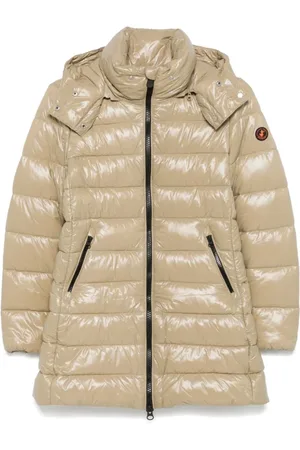save the duck Lacquered Windproof Coat with Removable Hood