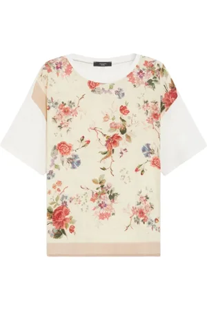 Max Mara Floral Print Pampas Blouse