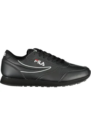 Fila Classic Lace-Up Sports Shoes with Contrasting Details