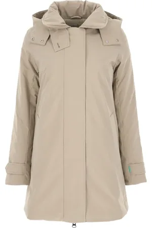 save the duck Winter Jackets, female, , L, Hooded Coat Desert