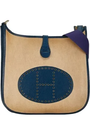 Hermès Pre-owned Cross Body Bags, female, , ONE SIZE, Pre-owned Canvas shoulder-bags