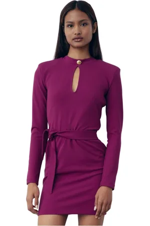 GAËLLE Short Dresses, female, , L, Short Dress with Golden Button