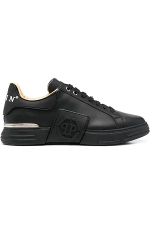 Philipp Plein Sneakers, male, , 8 UK, Hexagon Casual Trainers in Leather