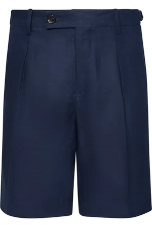 MICHAEL COAL Linen Bermuda Shorts Ss25