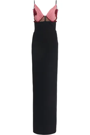 Nensi Dojaka Maxi Dresses, female, , S, Floral Appliqué Dress