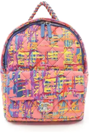 CHANEL Pre-owned Backpacks, female, , ONE SIZE, Pre-owned Canvas backpacks