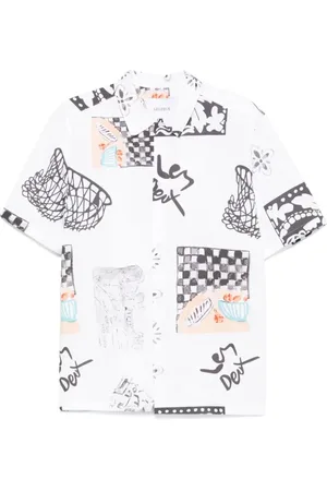 Les Deux Short Sleeve Shirts, male, , S, Graphic Print Short Sleeve Shirt