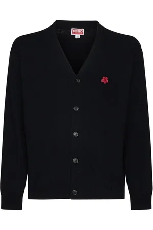 Kenzo Boke Flower Embroidered Cardigan
