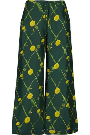 Burberry Silk Dandelion Casual Trousers