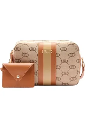 Liu Jo Jacquard Camera Case in Beige