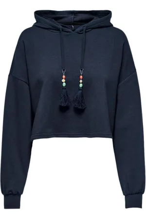 ONLY Hoodies, female, , S, Long Sleeve Hoodie Navy Blazer