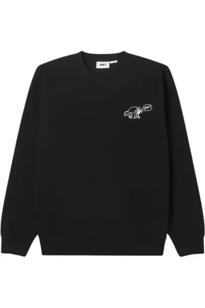 Obey Printed Sweatshirt with Hood, Regular Fit