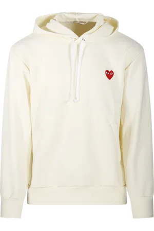 Comme des Garçons Hoodies, male, , L, Red Heart Sweatshirt