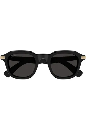 Cartier Elegant Sunglasses with Metal Detail