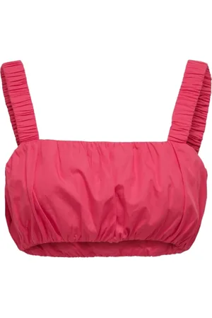 ONLY Sleeveless Tops, female, , M, Cotton U-neck Teaberry Top