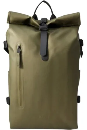 Rains Backpacks, unisex, , ONE SIZE, Rolltop Rucksack in Waterproof Fabric