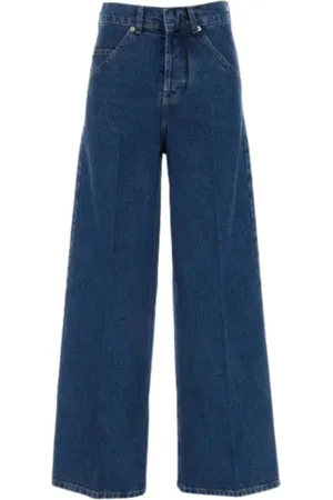 Serafini Wide Jeans, female, , M, Classic Wide Leg Cotton Jeans