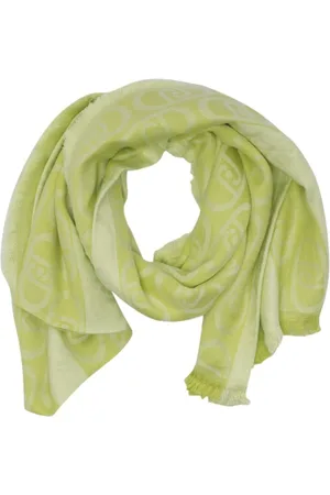 Liu Jo Monogram Jacquard Shawl in Daiquiri