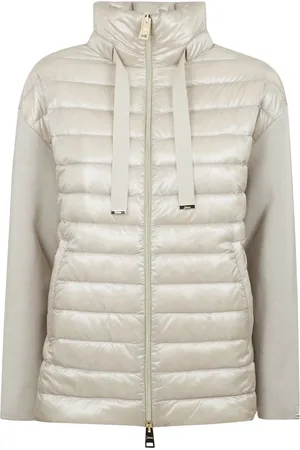 HERNO Lightweight Down Jacket with Knit Sleeves