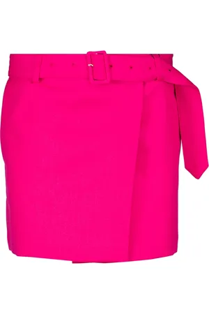 Ami Short Wool Skirt Solid Color
