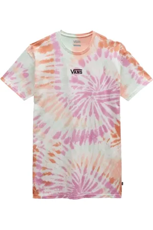 Vans White Tie Dye Long T-Shirt Dress