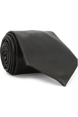 Bottega Veneta Fondant Leather Tie with Tonal Stitching