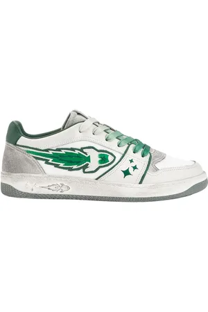ENTERPRISE JAPAN Sneakers, male, , 7 UK, Trainers with Green Details