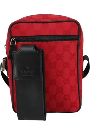 Gucci Pre-owned Cross Body Bags, male, , ONE SIZE, Pre-owned Canvas gucci-bags