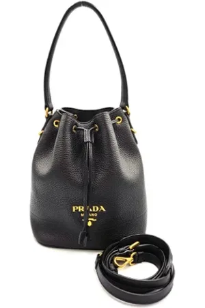 Prada Pre-owned Bucket Bags, female, , ONE SIZE, Pre-owned Leather shoulder-bags