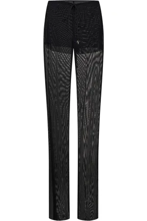 FISICO Slim-fit Trousers, female, , L, Tulle Drawstring Waist Trousers
