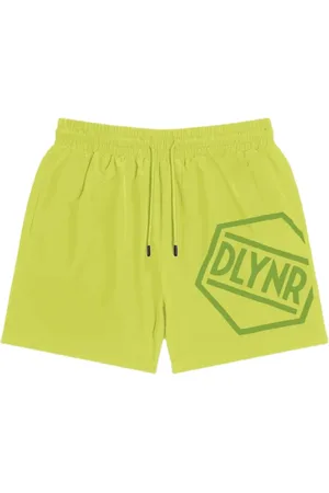 DOLLY NOIRE Beachwear, male, , M, Maxi Logo Drawstring Shorts