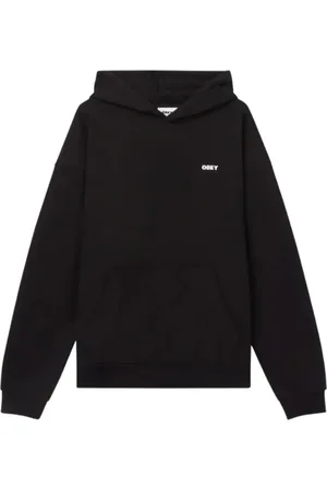 Obey Cotton Hoodie with Embroidered Logo