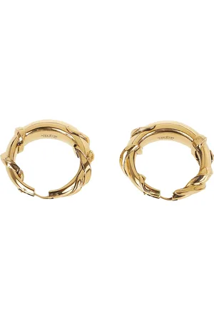 Alexander McQueen Snake Hoop Earring