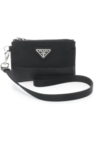 Prada Pre-owned Cross Body Bags, male, , ONE SIZE, Pre-owned Canvas wallets