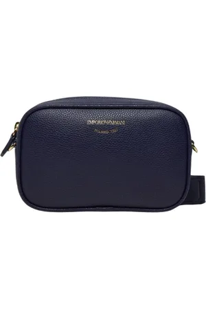 Emporio Armani Cross Body Bags, female, , ONE SIZE, Dark Mini Bag with Metallic Zip