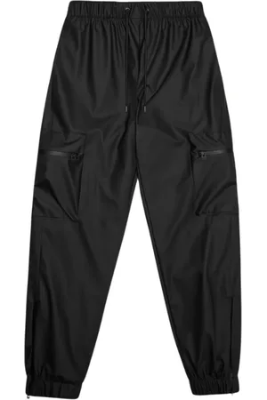 Rains Waterproof Cargo Trousers Elastic Waist