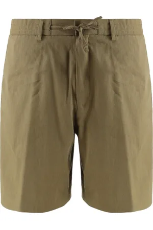HUGO BOSS Casual Shorts, male, , M, Linen Bermuda Shorts with Drawstring Waist