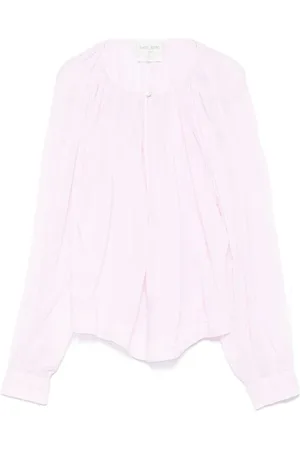 FORTE FORTE Blouses, female, , S, Round Neck Long Sleeve Shirt