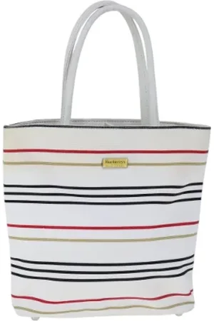 Burberry Pre-owned Tote Bags, female, , ONE SIZE, Pre-owned Canvas handbags