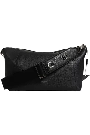 Dolce & Gabbana Leather Logo Plaque Crossbody Bag