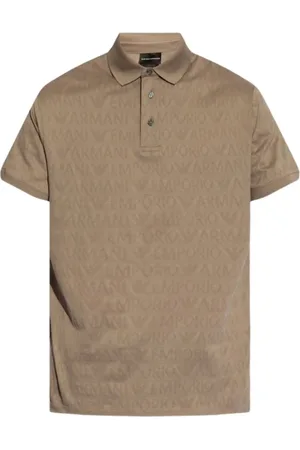 Emporio Armani Polo Shirts, male, , XS, Classic Short Sleeve Polo Shirt Grey