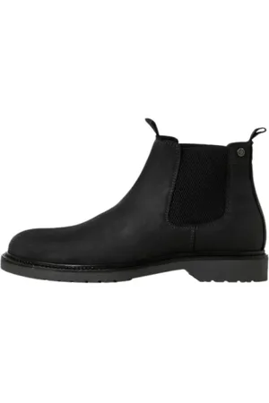JACK & JONES Leather Chelsea Boots