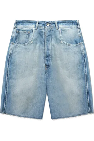 Maison Margiela Denim Shorts, male, , W30, Denim Cut-Off Shorts