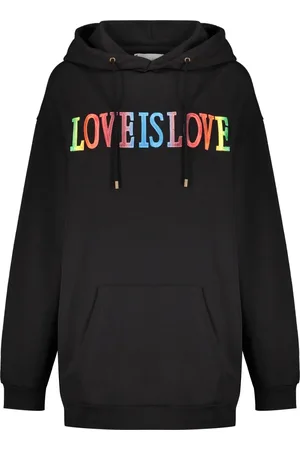 Alberta Ferretti Hoodies, female, , XS, Cotton Hoodie with Kangaroo Pocket