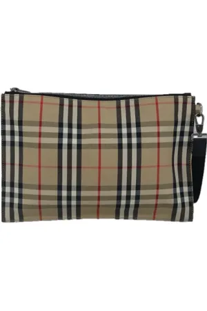 Burberry Pre-owned Clutches, female, , ONE SIZE, Pre-owned Canvas clutches
