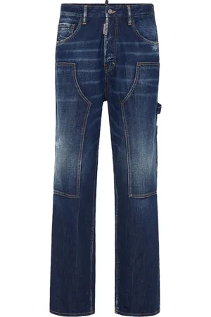 Dsquared2 Straight Jeans, male, , 2XL, Carpenter Style Utility Pocket Jeans