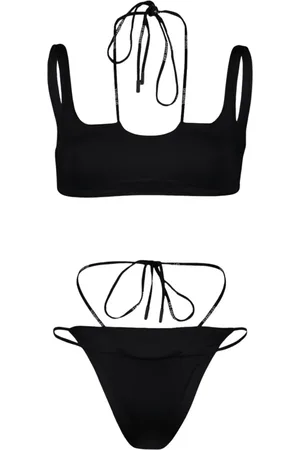 OFF-WHITE Cross Drawstring Swimsuit