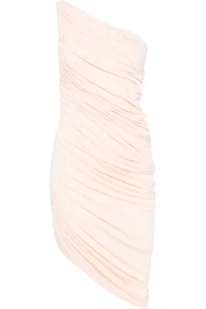 Norma Kamali Asymmetrical One Shoulder Mini Dress