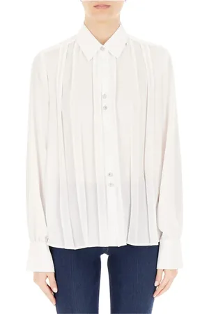 Liu Jo Shirts, female, , L, Pleated Shirt in Beige