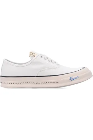 VISVIM Canvas Trainers Ivory Almond Toe